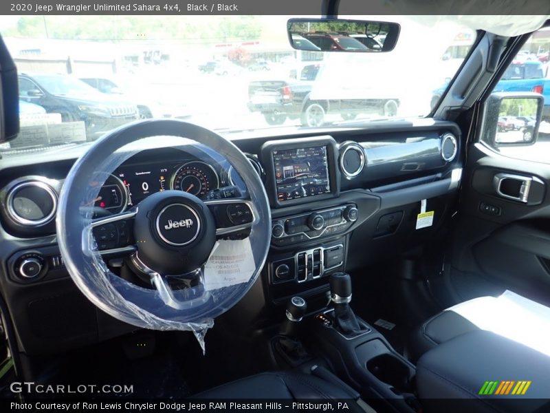 Black / Black 2020 Jeep Wrangler Unlimited Sahara 4x4