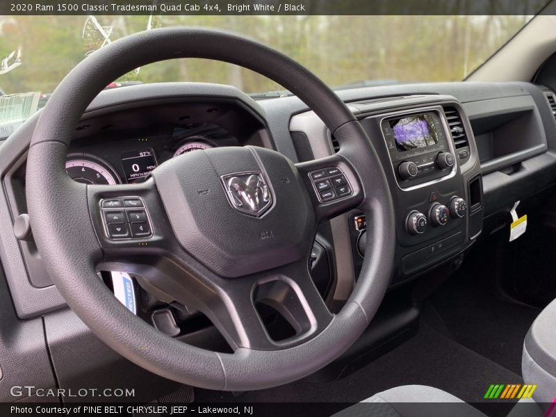 Bright White / Black 2020 Ram 1500 Classic Tradesman Quad Cab 4x4