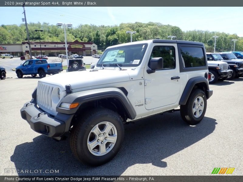 Bright White / Black 2020 Jeep Wrangler Sport 4x4