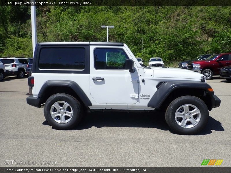 Bright White / Black 2020 Jeep Wrangler Sport 4x4