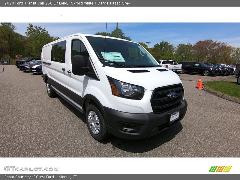 Oxford White / Dark Palazzo Grey 2020 Ford Transit Van 250 LR Long