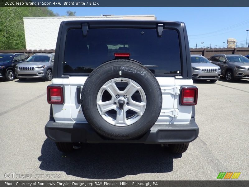 Bright White / Black 2020 Jeep Wrangler Sport 4x4