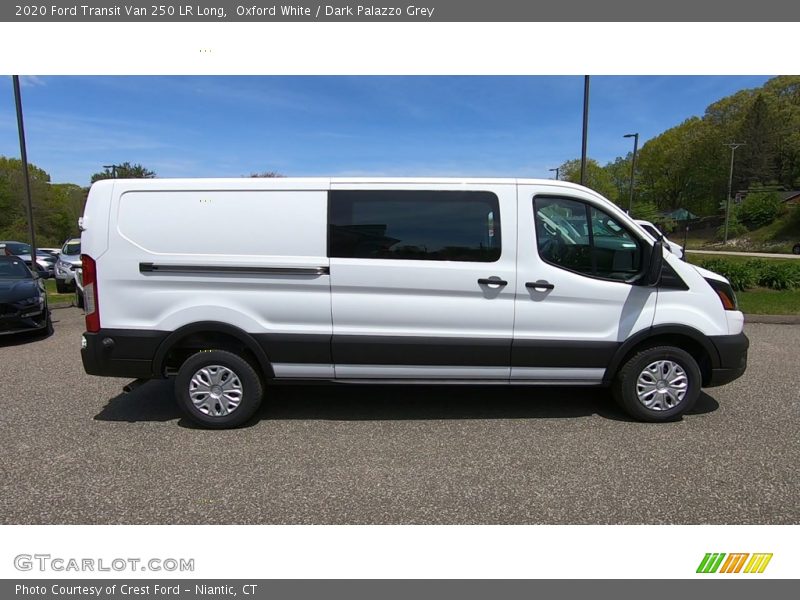 Oxford White / Dark Palazzo Grey 2020 Ford Transit Van 250 LR Long