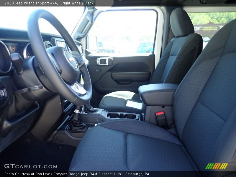 Bright White / Black 2020 Jeep Wrangler Sport 4x4