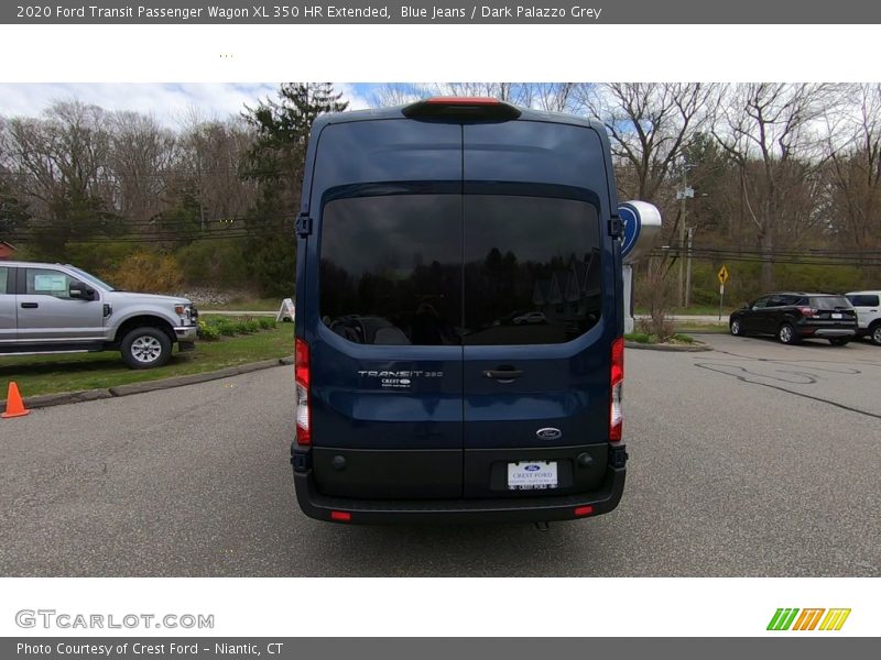 Blue Jeans / Dark Palazzo Grey 2020 Ford Transit Passenger Wagon XL 350 HR Extended