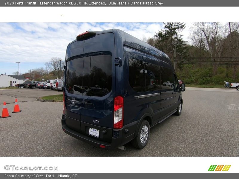 Blue Jeans / Dark Palazzo Grey 2020 Ford Transit Passenger Wagon XL 350 HR Extended