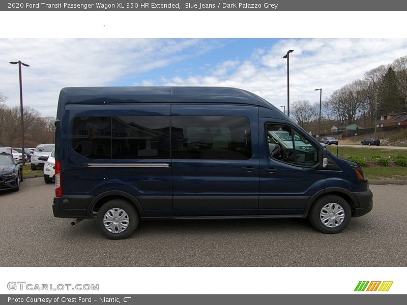 Blue Jeans / Dark Palazzo Grey 2020 Ford Transit Passenger Wagon XL 350 HR Extended