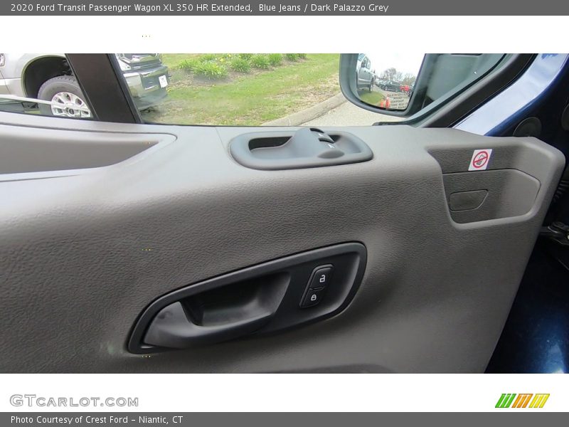 Blue Jeans / Dark Palazzo Grey 2020 Ford Transit Passenger Wagon XL 350 HR Extended
