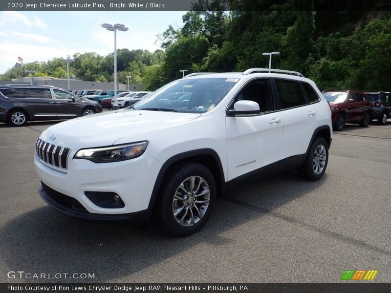 Bright White / Black 2020 Jeep Cherokee Latitude Plus