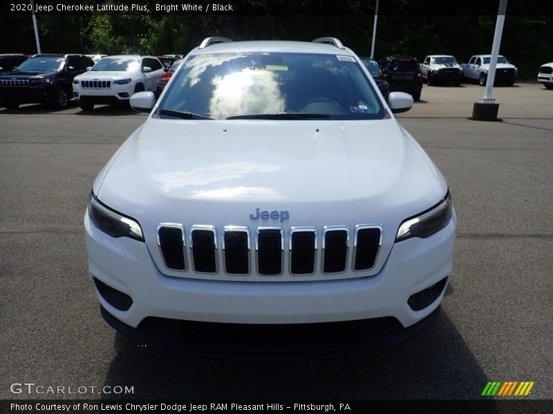 Bright White / Black 2020 Jeep Cherokee Latitude Plus