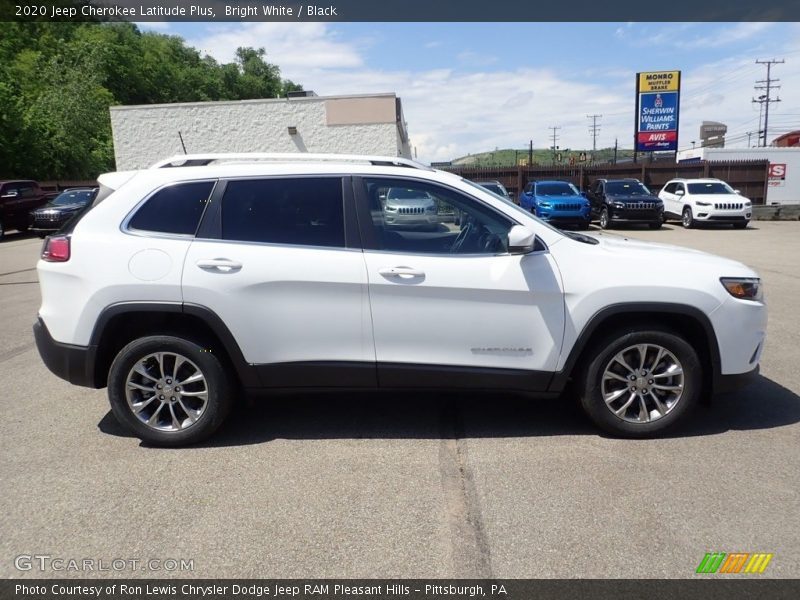 Bright White / Black 2020 Jeep Cherokee Latitude Plus