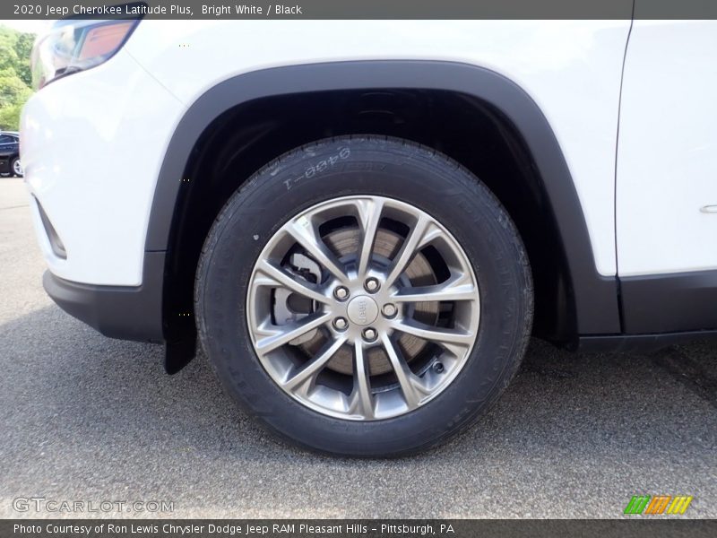 Bright White / Black 2020 Jeep Cherokee Latitude Plus