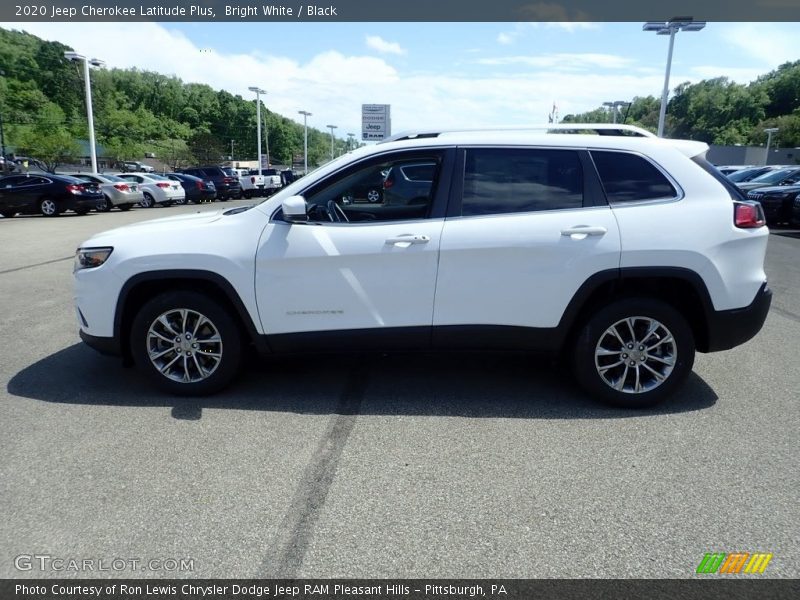 Bright White / Black 2020 Jeep Cherokee Latitude Plus