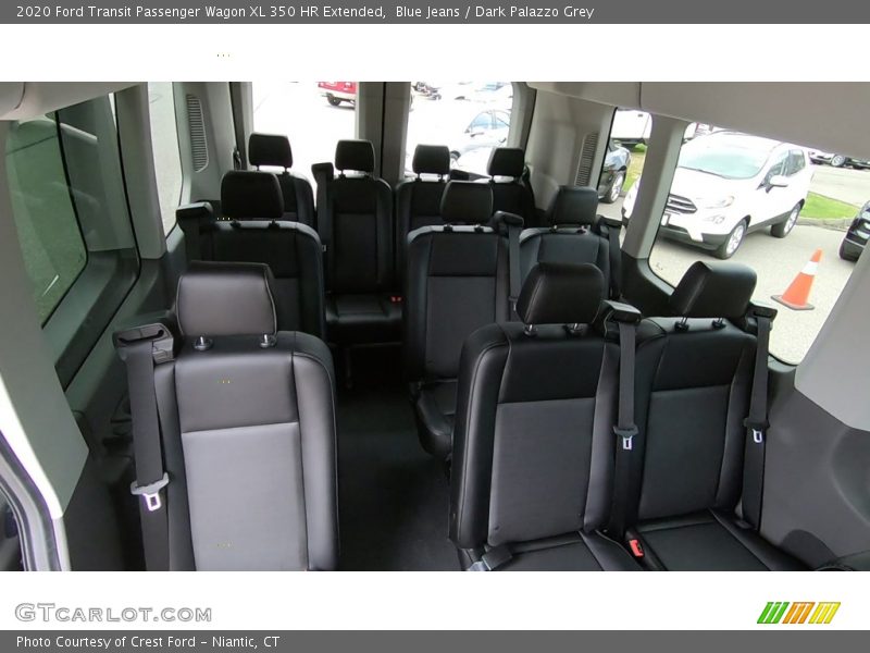 Blue Jeans / Dark Palazzo Grey 2020 Ford Transit Passenger Wagon XL 350 HR Extended