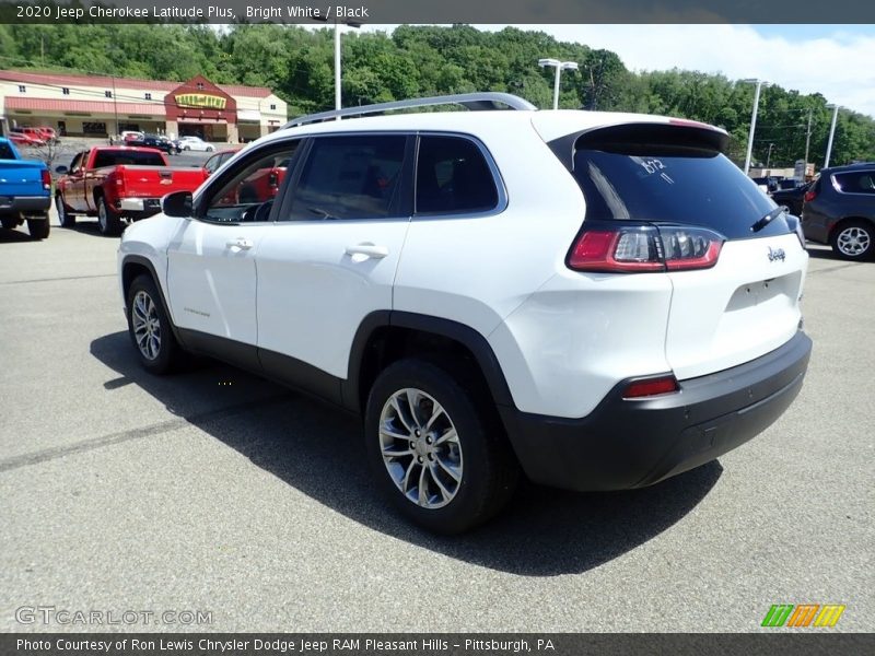 Bright White / Black 2020 Jeep Cherokee Latitude Plus