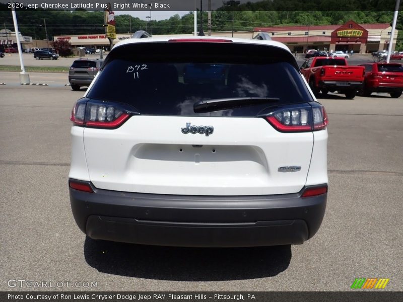 Bright White / Black 2020 Jeep Cherokee Latitude Plus