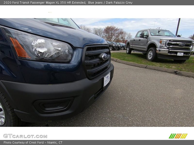 Blue Jeans / Dark Palazzo Grey 2020 Ford Transit Passenger Wagon XL 350 HR Extended