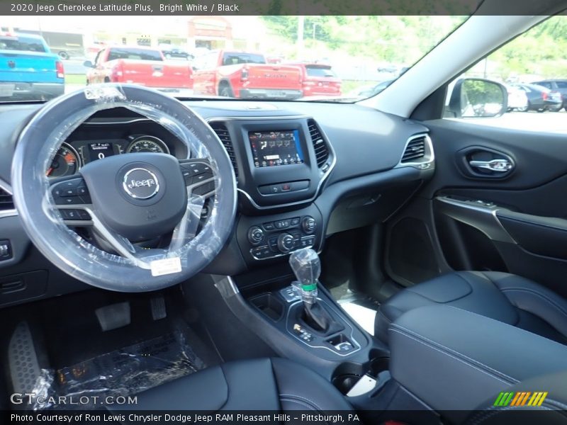 Bright White / Black 2020 Jeep Cherokee Latitude Plus