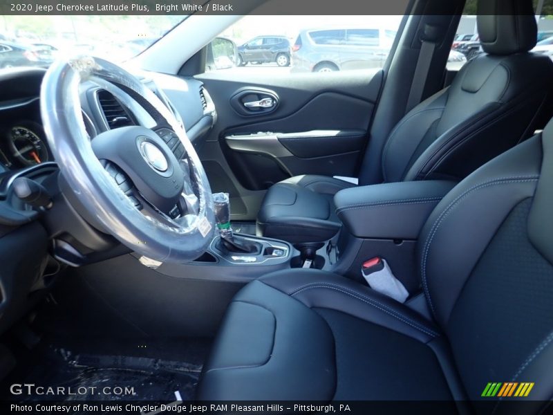 Bright White / Black 2020 Jeep Cherokee Latitude Plus