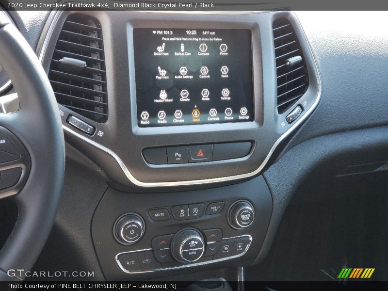 Diamond Black Crystal Pearl / Black 2020 Jeep Cherokee Trailhawk 4x4
