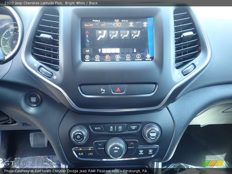 Bright White / Black 2020 Jeep Cherokee Latitude Plus