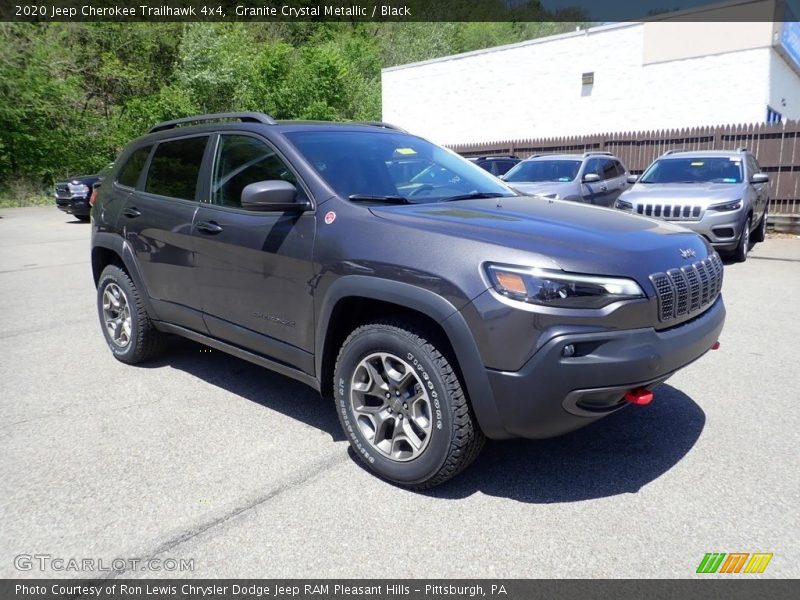 Granite Crystal Metallic / Black 2020 Jeep Cherokee Trailhawk 4x4