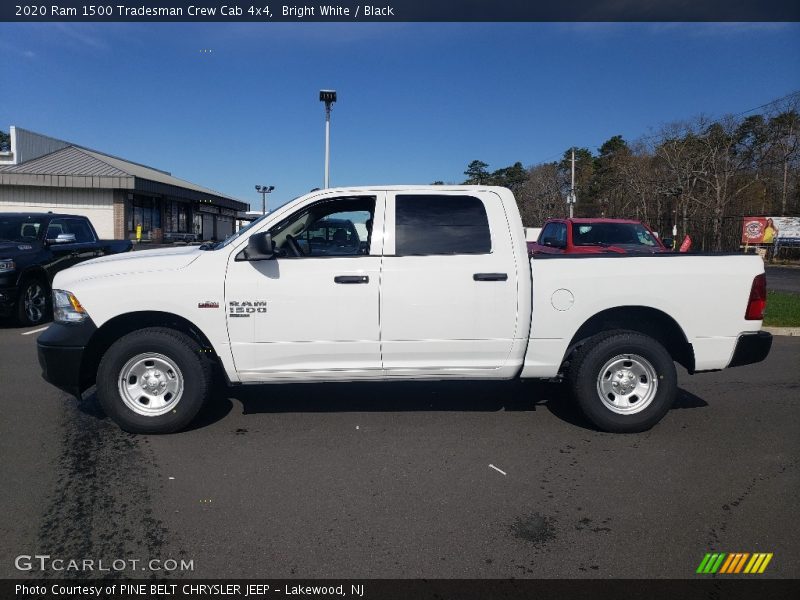 Bright White / Black 2020 Ram 1500 Tradesman Crew Cab 4x4