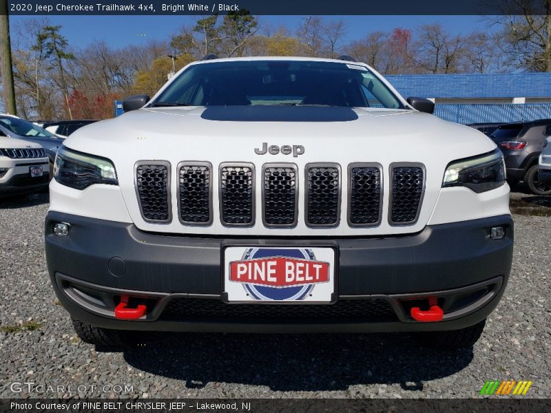 Bright White / Black 2020 Jeep Cherokee Trailhawk 4x4