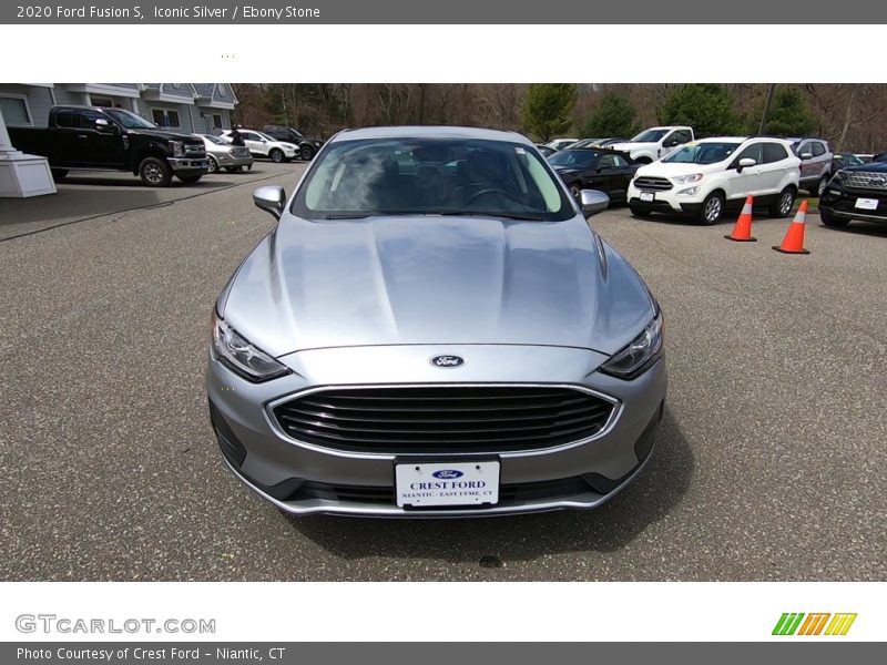 Iconic Silver / Ebony Stone 2020 Ford Fusion S