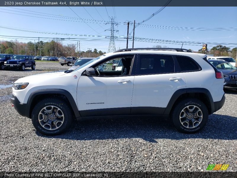 Bright White / Black 2020 Jeep Cherokee Trailhawk 4x4