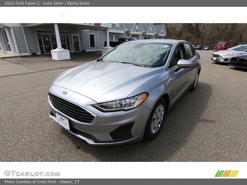 Iconic Silver / Ebony Stone 2020 Ford Fusion S