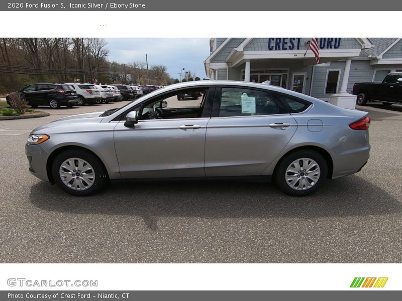 Iconic Silver / Ebony Stone 2020 Ford Fusion S
