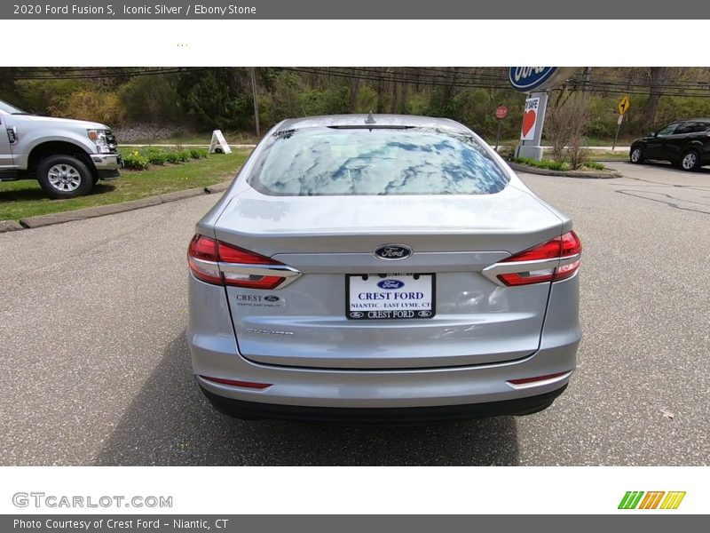 Iconic Silver / Ebony Stone 2020 Ford Fusion S