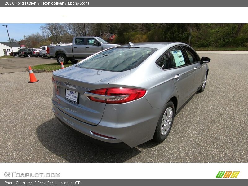 Iconic Silver / Ebony Stone 2020 Ford Fusion S