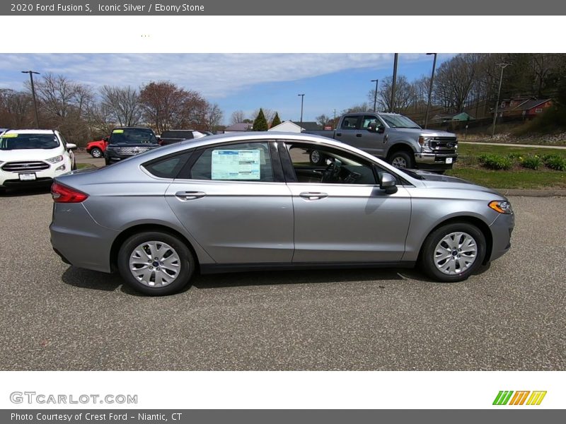 Iconic Silver / Ebony Stone 2020 Ford Fusion S