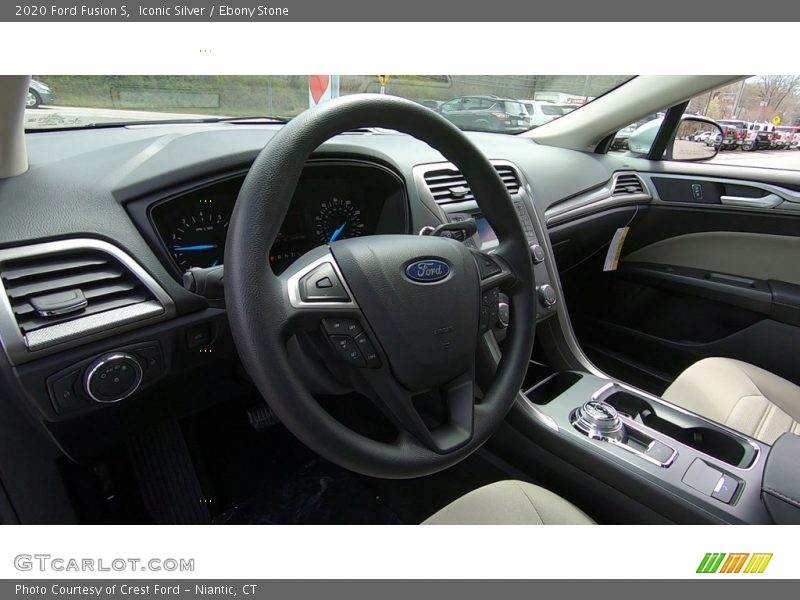 Iconic Silver / Ebony Stone 2020 Ford Fusion S