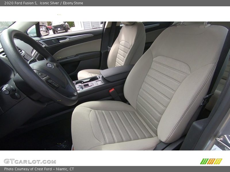 Iconic Silver / Ebony Stone 2020 Ford Fusion S
