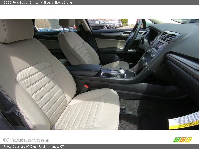 Iconic Silver / Ebony Stone 2020 Ford Fusion S