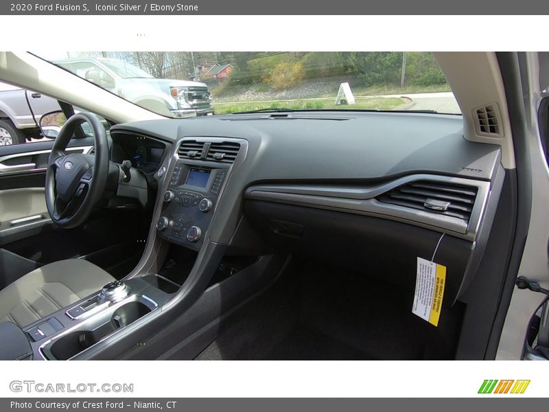 Iconic Silver / Ebony Stone 2020 Ford Fusion S