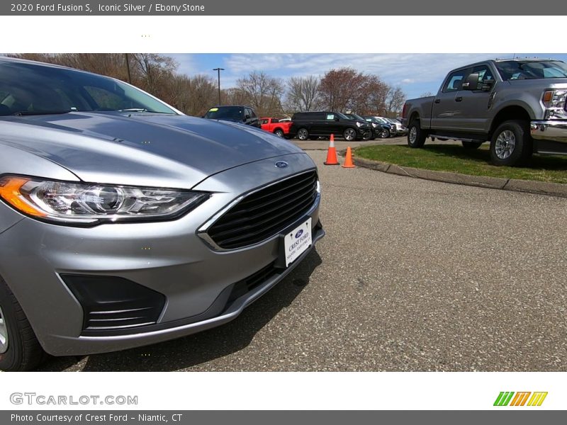 Iconic Silver / Ebony Stone 2020 Ford Fusion S