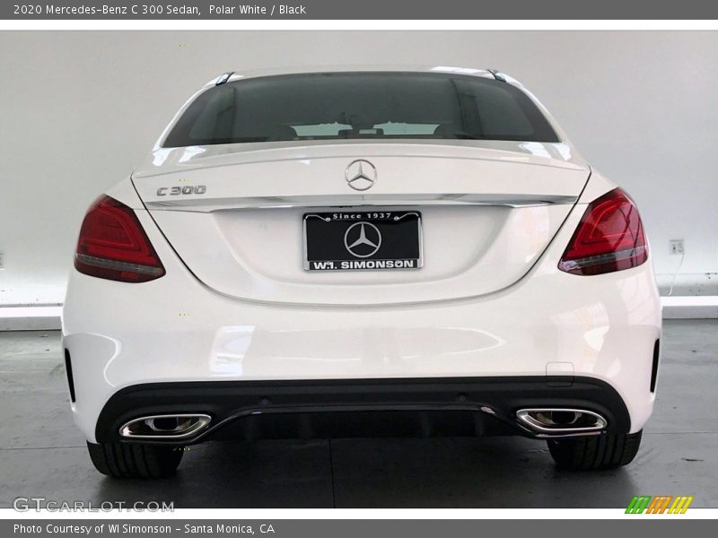 Polar White / Black 2020 Mercedes-Benz C 300 Sedan