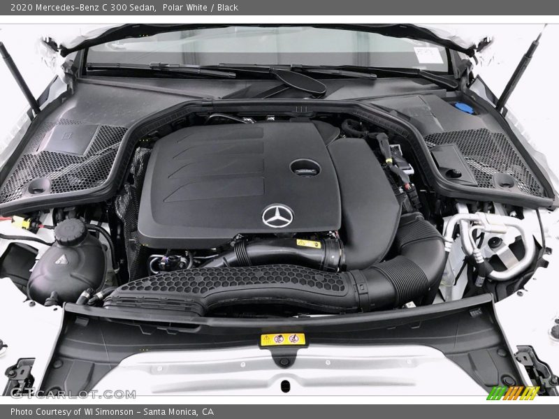 Polar White / Black 2020 Mercedes-Benz C 300 Sedan