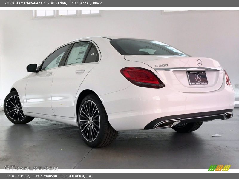 Polar White / Black 2020 Mercedes-Benz C 300 Sedan