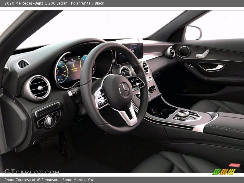 Polar White / Black 2020 Mercedes-Benz C 300 Sedan