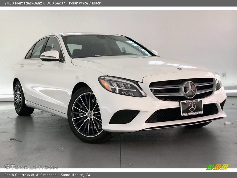 Polar White / Black 2020 Mercedes-Benz C 300 Sedan