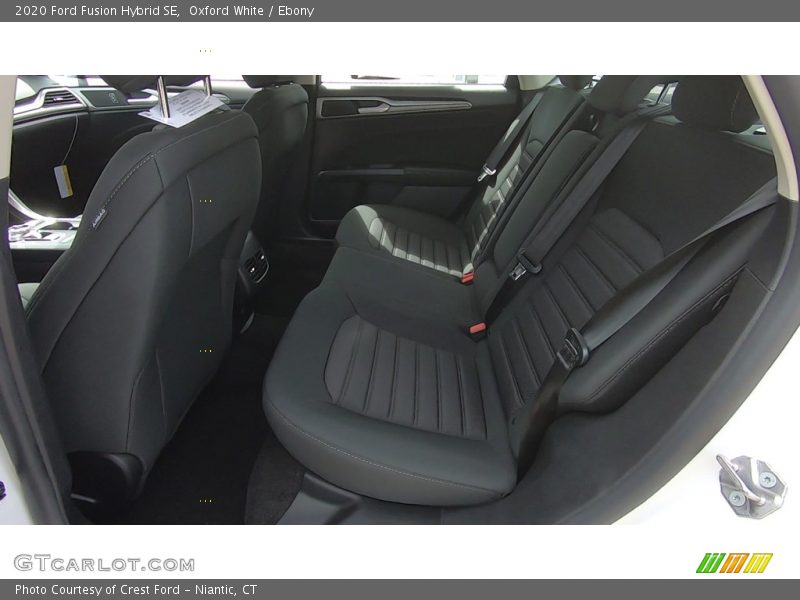 Oxford White / Ebony 2020 Ford Fusion Hybrid SE