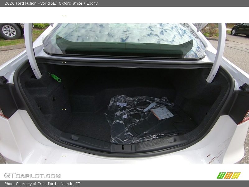 Oxford White / Ebony 2020 Ford Fusion Hybrid SE