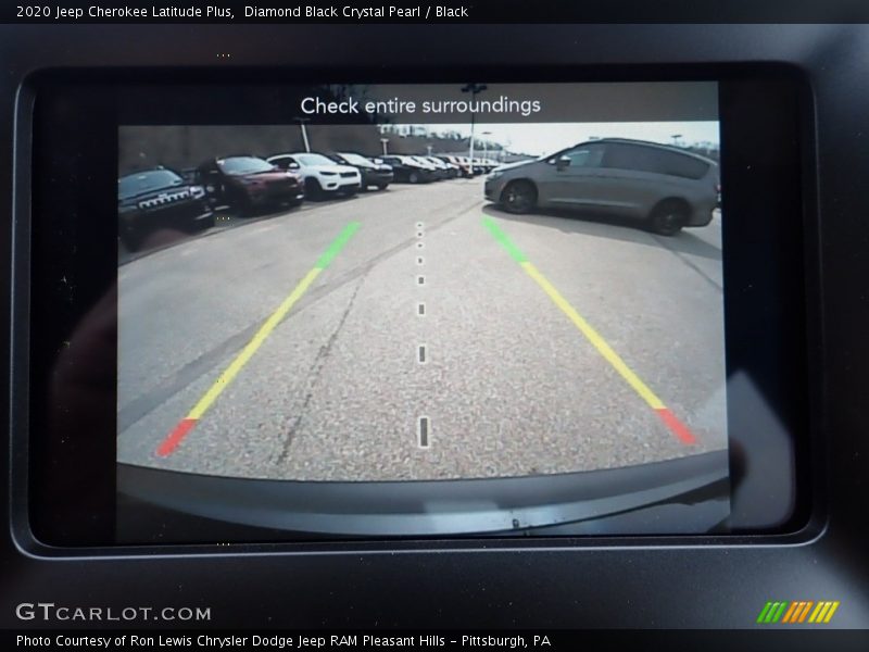 Diamond Black Crystal Pearl / Black 2020 Jeep Cherokee Latitude Plus