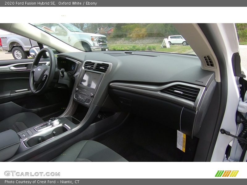 Oxford White / Ebony 2020 Ford Fusion Hybrid SE