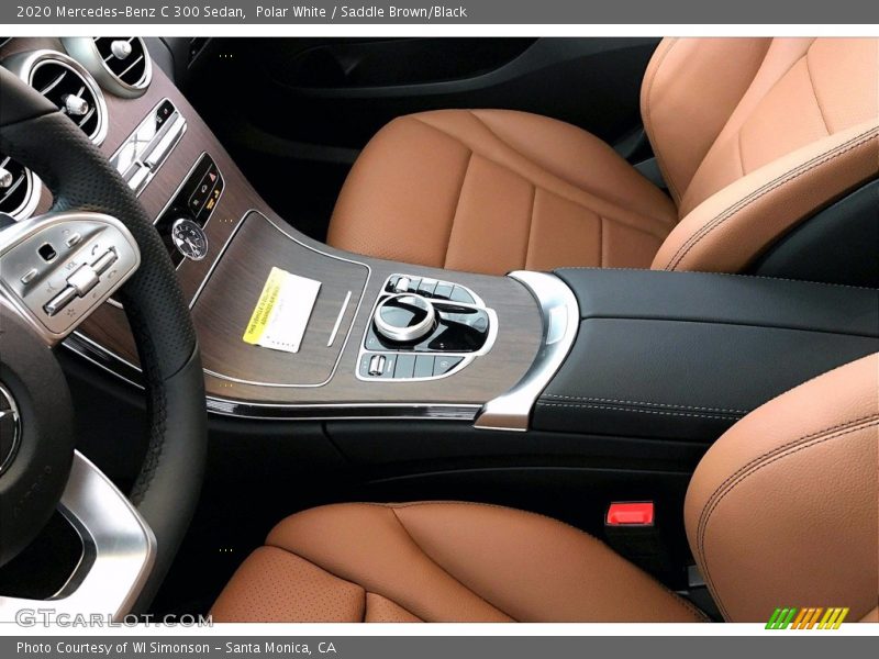 Polar White / Saddle Brown/Black 2020 Mercedes-Benz C 300 Sedan